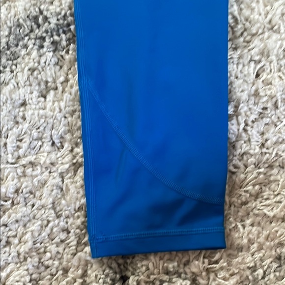 ZYIA Royal Blue Performance Leggings with Wide Waistband - Picture 6 of 6